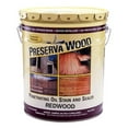 thumbnail image 2 of Preserva Wood Transparent Matte Redwood Oil-Based Oil Penetrating Wood Stain/Sealer 5 gal, 2 of 2