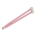 thumbnail image 4 of Drum Mallet Set, Drums Mallets Accessory 2Pcs Maple Handle Durable  For Performance Pink, 4 of 8
