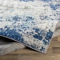 thumbnail image 6 of Mark&Day Area Rugs, 8x10 Bornwird Modern Abstract Marble Dark Blue Area Rug, White Dark Blue Marble Swirl Carpet for Living Room, Bedroom or Kitchen (7'10" x 10'3"), 6 of 7