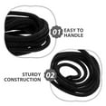 thumbnail image 3 of CIMAXIC 2Pcs Black Marine Dock Line for Boat Ball Rope Durable Polyester PP for Yacht Mooring, 3 of 8
