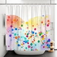 thumbnail image 4 of Tchckioa Rainbow Blending Shower Curtain,72x78 Inch Waterproof Hooks Bath Curtain for Bathroom, 4 of 6