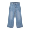 thumbnail image 6 of Straight Leg Jeans For Women Solid Color Button Front Denim Loose Fit With Pockets In An Ankle Length For A Relaxed Everyday Look Womens Jeans, 6 of 7