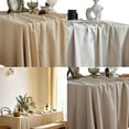 thumbnail image 2 of YongCo Natural Fiber Cotton Linen Tablecloth For Farmhouses Wedding Birthday Decors, 2 of 17