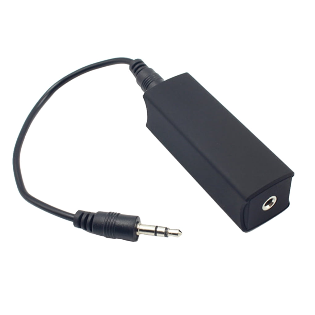 Noise Filter,3.5mm Audio Noise Filter Ground Loop Noise Isolator for Car Stereo System Audio System 