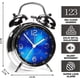 thumbnail image 2 of Super Loud Alarm Clock For Heavy Sleepers Adults,twin Bell Retro 4 Inch Silent Non-ticking Quartz With Backlight, Luminous Dial, Alarm Clocks For Bedr, 2 of 5
