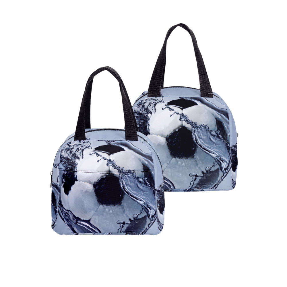Soccer Lunch Bag Cooler Thermal Insulated Lunch Boxes for Adult Office