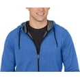 thumbnail image 5 of Tri Moutnain Men's Tri Blend French Terry Hoodie Kangaroo Pocket Zip Sweatshirt 2x 3x 4x, 5 of 6