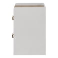 thumbnail image 4 of Furniture of America Mavric Modern Wood 2-Drawer Two-Tone Nightstand with Raised Top Edge, Dusty Oak and White, 4 of 7