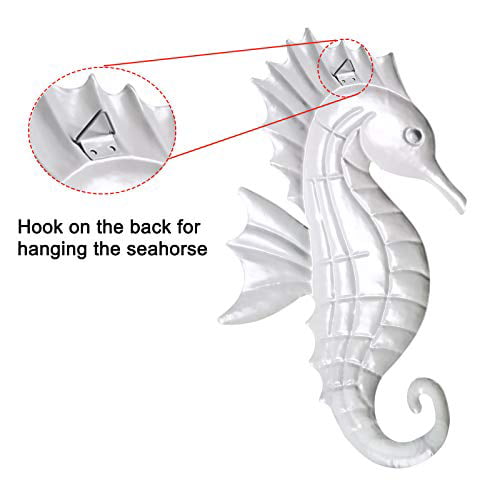 Details about   Seahorse Metal Wall Art Hanging Patio Fence Beach Home Decor Nautical Ornament 
