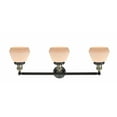 thumbnail image 2 of Innovations Lighting 205-S Fulton Fulton 3 Light 30" Wide Bathroom Vanity Light - Black, 2 of 2