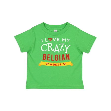 

Inktastic Belgian Family Crazy for Dark Gift Toddler Boy or Toddler Girl T-Shirt