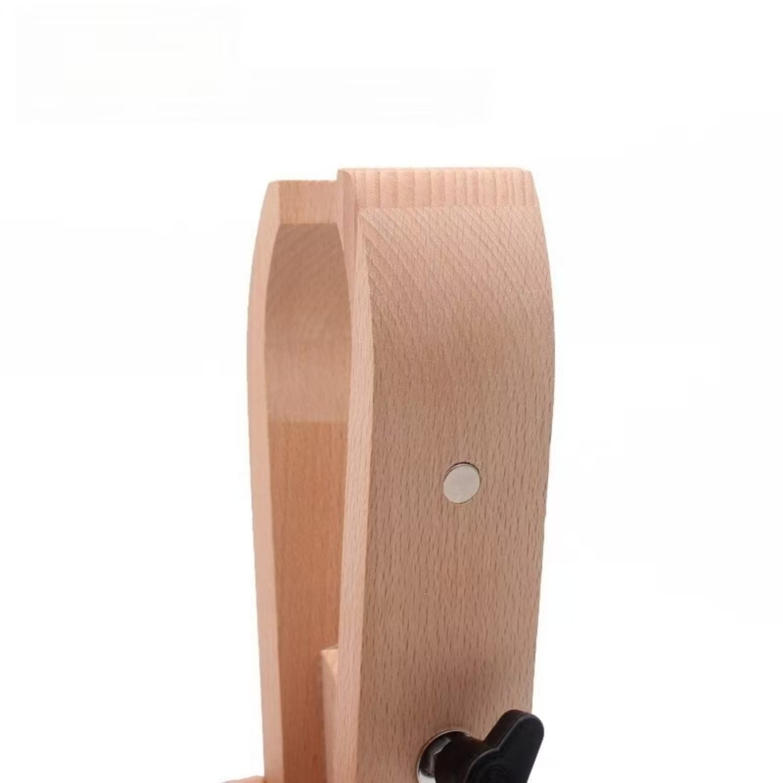 Leather Stitching Pony Clamp Adjustable Foldable Table Mount – Beech Wood Hand Sewing Holder for DIY Leathercraft, Wallets, Belts & Bags – Portable Leather Sewing Tool with Steel Hardware