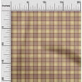 thumbnail image 2 of oneOone Viscose Jersey Wine Fabric Check Craft Projects Decor Fabric Printed By The Yard 60 Inch Wide, 2 of 4