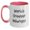 White/Pink, variant on Millwright Gift for Him - World's Greatest Keepsake Two Tone Coffee Mug