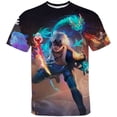 thumbnail image 3 of Ropa de verano para hombre, camisetas con estampado 3D de Free Fire, camisetas de moda para hombre y mujer, camisetas casuales transpirables, camisetas sueltas, camisetas, 3 of 5