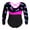 Night Pegasus, variant on ZDHoor Kids Girls Gymnastics Yoga Leotard Long Sleeve Printed Patterns Ballet Dance Costume Black 6