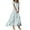 (Type 12)Multicolor, variant on Dresses for Women Summer Maxi Floral Print Peasant Hem V-Neck Short Sleeve Knee-High Dress