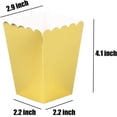 thumbnail image 2 of Gold Popcorn Boxes Mini Paper Popcorn Box for Party,Pack of 36, 2 of 3