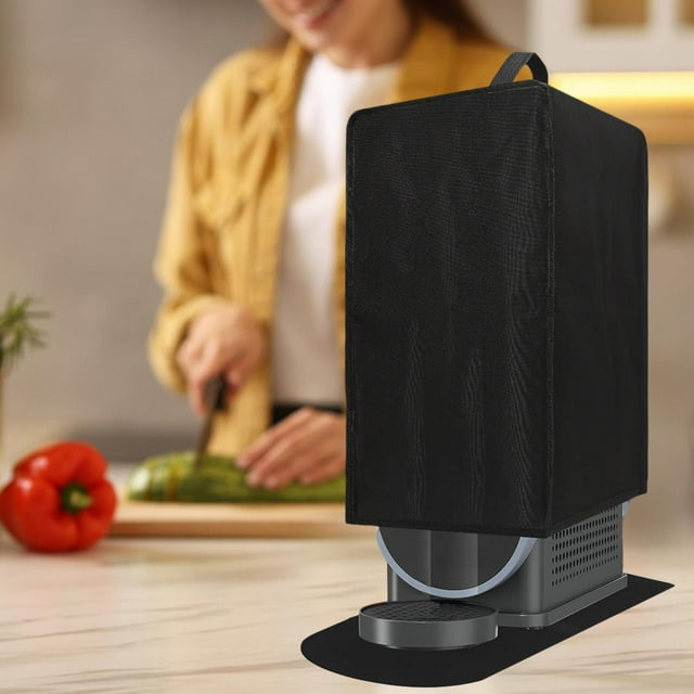 Funda para máquina de granizados, tapete antideslizante y almohadilla deslizante, tela Oxford 600D, accesorio de movimiento suave, cubierta antipolvo
