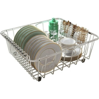 Sabatier Expandable Stainless Steel Dish Rack with Rust