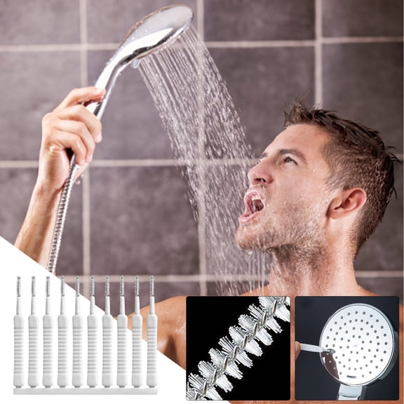 Shower Drain Cleaning Brush with Flexible Head for Faucet Crevices and Clog Removal Multifunctional Unclogger Tool for Bathroom Sink and Tub Maintenance