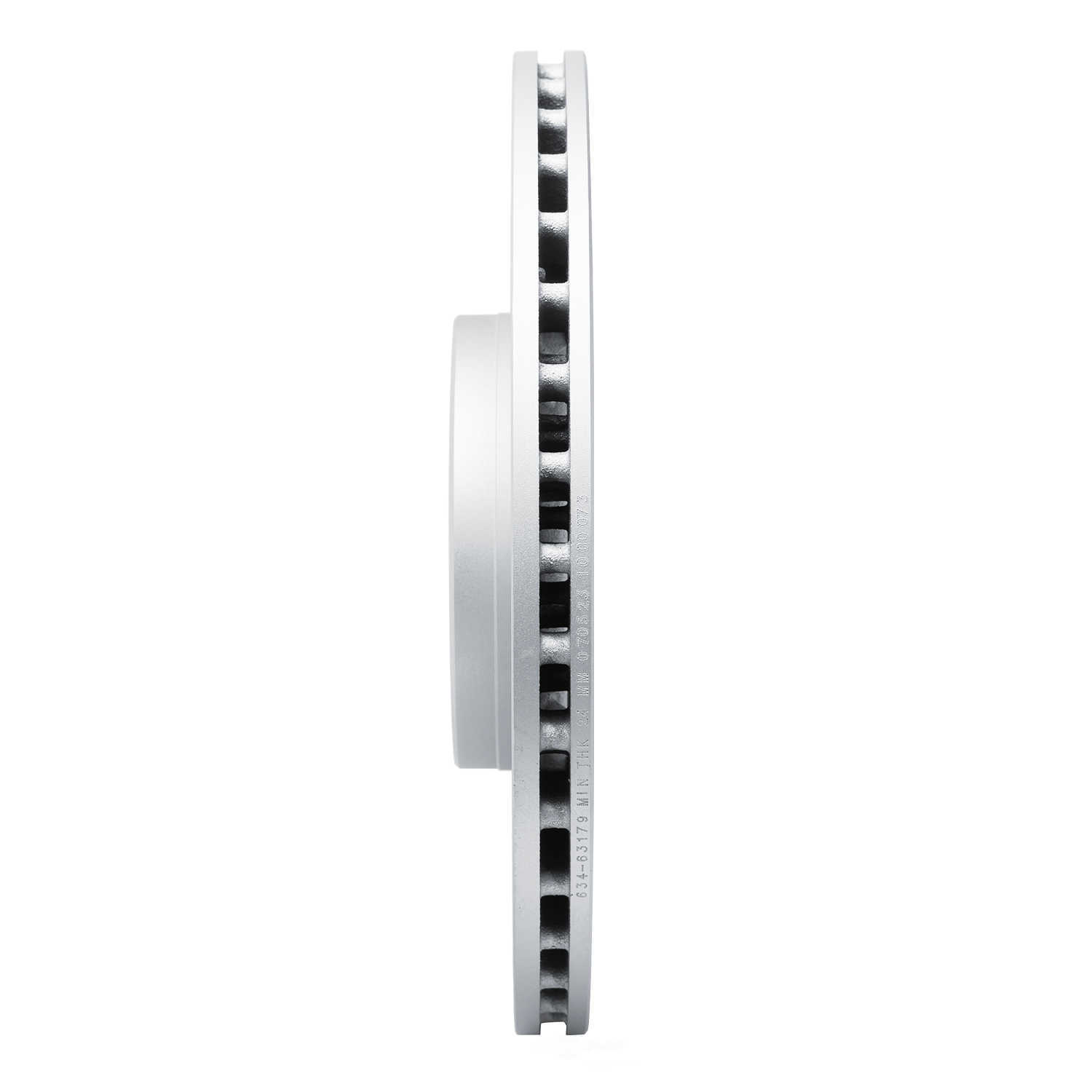 Dynamic Friction Company 634-63179 DFC Geospec Coated Rotor - Drilled And Slotted