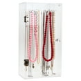 thumbnail image 1 of Acrylic Necklace Display Holder with 24 Hooks, Necklace Organizer Dustproof Rotation Jewelry Storage Stand Display Case, for Thanksgiving, Christmas, Birthday, 1 of 8