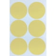 thumbnail image 1 of Round Stickers Sheets 50mm - Pastel Yellow Sticker dots 2 inch for All Purpose Arts and Crafts - 540 Pack, 1 of 8