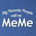 thumbnail image 5 of Wild Bobby My Favorite People Call Me MeMe Mother's Day Women Tri-Blend Racerback Tank Top, Vintage Royal, Medium, 5 of 5