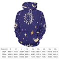 thumbnail image 2 of Seamless Celestial Pattern with Sun, Moon, Stars 3d Sweatshirts Hoodie Fashion Casual Personality Men's Women Street Hoodie Pullovers Long Sleeve Comfortable Top, 2 of 6