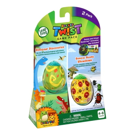 Dinosaur Discoveries and Banzai Beans Showdown Bundle Standard Edition - LeapFrog RockIt Twist