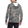 thumbnail image 3 of OGLCCG Men's Hooded Sun Shirts with Mask UPF 50+ Sun Protection Fishing Hiking Shirts Camouflage Printed Long Sleeve Rash Guards Cooling Hoodies, 3 of 7