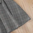 thumbnail image 3 of Odeerbi Girls Dresses Toddler Kid Baby Plaid Princess Dress Elegant Bow-knot 2025 Casual Clothes Gray, 3 of 9