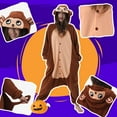 thumbnail image 3 of Veyryth Unisex Monkey Adult Onesie Pajamas, Polar Fleece Animal Pajamas，One-Piece Sleepwear for Men and Women Size L, 3 of 7