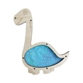 thumbnail image 1 of Material de tablero ocupado, cumpleaños, actividades de aprendizaje, juguetes de desarrollo, accesorios de bricoje, color para , Dinosaurio azul Hugo Tablero ocupado Montessori, 1 of 8