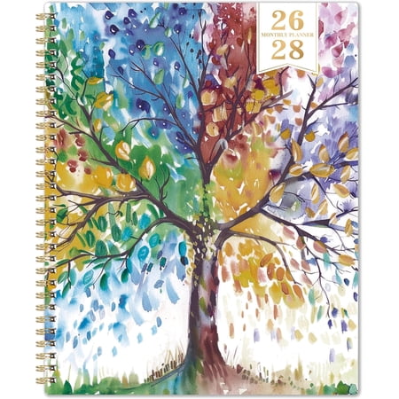 2026-2028 Monthly Planner - 2026-2028 Planner from July 2026 - June 2028, 8.5'' x 11'', 2 Year Monthly Planners with Double-Side Pocket, 24 Tabs