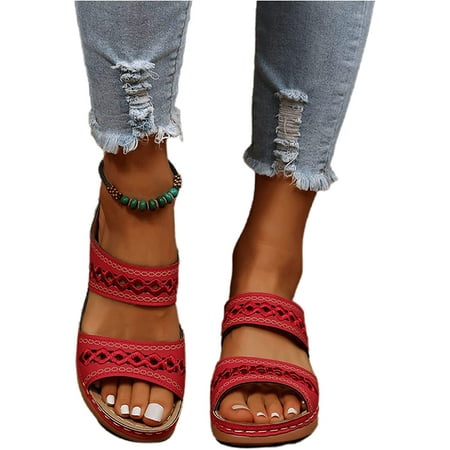 

Sandals Women Dressy Summer Flat Arch Support Wide Width Orthopedic Slide Casual Walking Orthotic Flip Flops