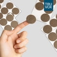 thumbnail image 3 of TruVox Felt Furniture Pads 133 PCS Assorted – Round & Square Floor Protectors for Chair Legs, Self-Adhesive Anti-Scratch Pads for Hardwood Laminate & Tile – Multi-Size Value Pack, Brown, 3 of 6