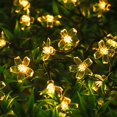 thumbnail image 2 of CNKOO 1 Set Solar Light Luminous Attractive ABS Beautiful LED Floral Garden Light String Holiday Supplies, 2 of 10