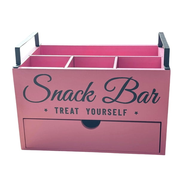 Organizador de Snacks, Organizador de Barra de Café, Contenedor de Almacenamiento , Contenedor de Alimentos para Armario/despensa en El