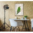 thumbnail image 2 of wall26 - Birds and Poultry Canvas Wall Art - Green Bird Standing on The Tree Branch - Vintage Wood Style Giclee Print Gallery Wrap Modern Home Art | Ready to Hang - 16x24 inches, 2 of 3