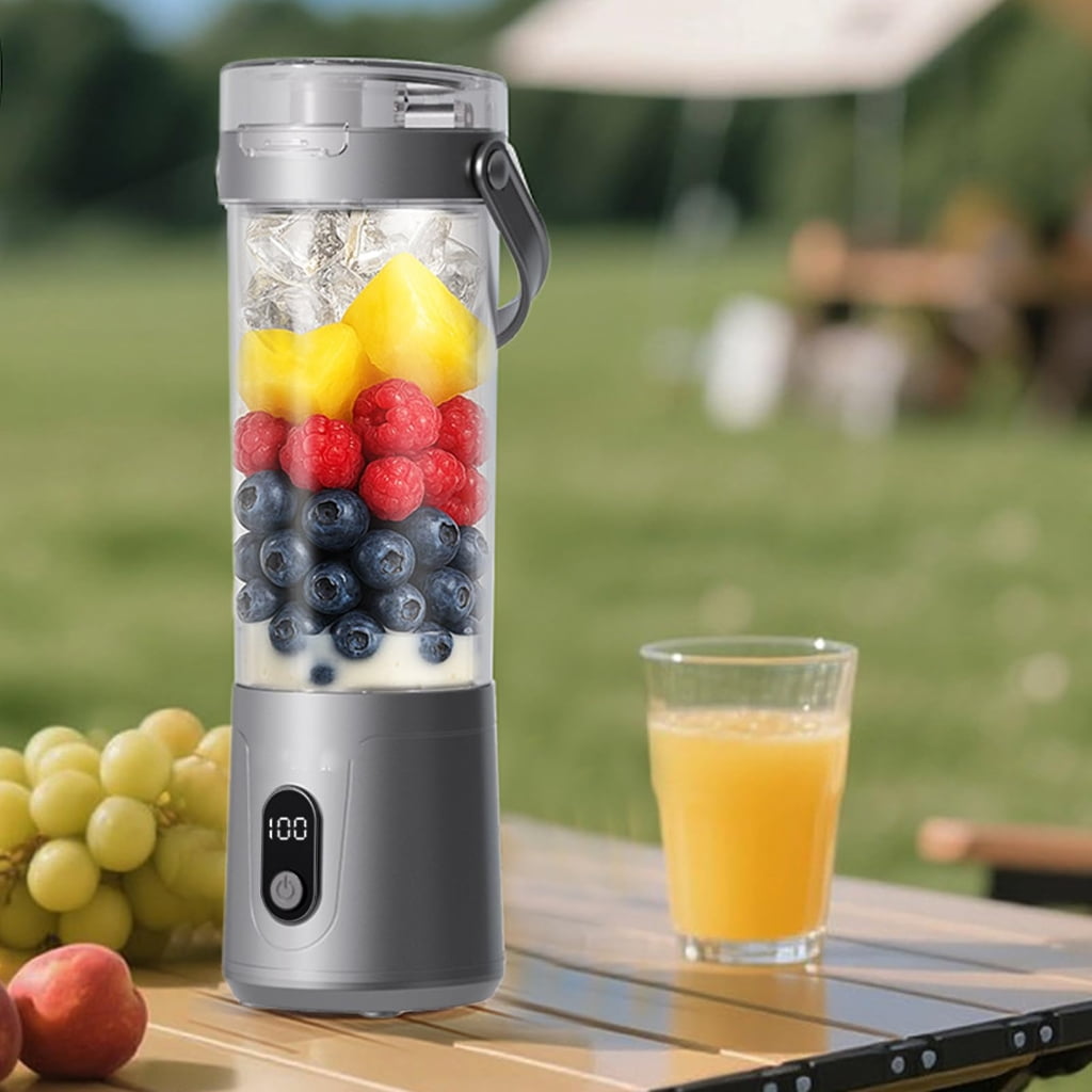 50W Portable Electric Blending Machine Rechargeable Cordless Juicer Powerful Juicer Cup 600ml For Smoothie Food Mixing