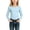Light Blue, variant on NAISIBABY Girls T-Shirts Size 8, Long Sleeve Ribbed Crew Neck School Uniform Basic Tee Pink