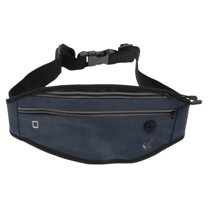 Unique Bargains 1 Pc Durable Running Belt Oval Type Sports Waist Bag for Sports Dark Blue
