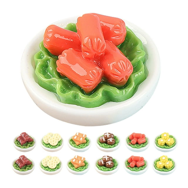 15pcs Miniature Vegetable Models Doll House Food Vegetable Models Photo Props Mixed Style
