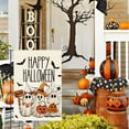 thumbnail image 4 of diyeu Happy Halloween Garden Flag 12x18 Inch Double Sided Outside, Ghost Jack-o''-lantern Boo Yard Outdoor Decorative Flag, 4 of 6
