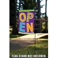 thumbnail image 4 of Toland Home Garden Purple Open Advertising Business Flag Double Sided 12x18 Inch, 4 of 5