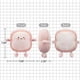 thumbnail image 4 of Toast Bread Pillow Funny Food Plush Toy Pillows Small Cute Stuffed Plush Toast Sofa Pillow (Toast ??Bread, Pink), 4 of 4