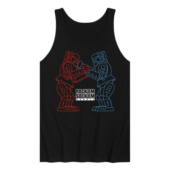 Rock 'Em Sock 'Em Robots - Robot Art - Men's Jersey Tank Top