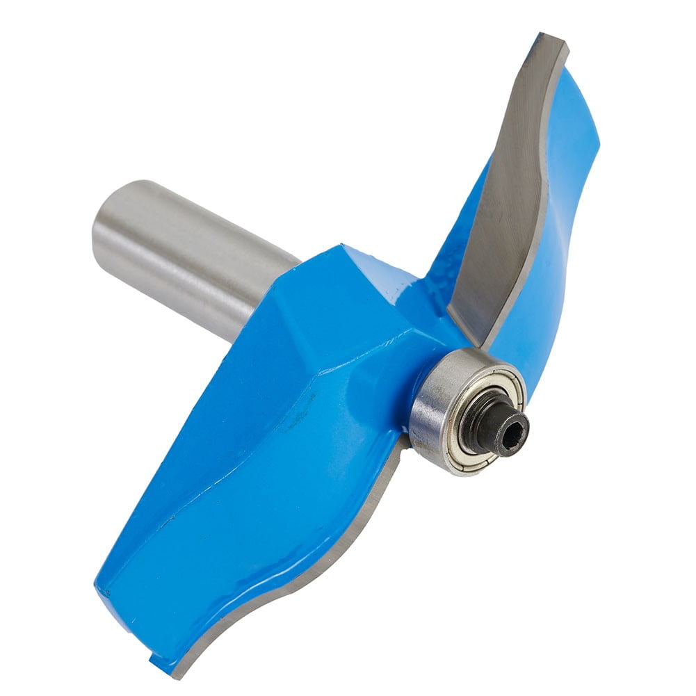 12mm Shank Round Over Rail&Stile with Cove Panel Raiser Router Bit Tenon Cutter
